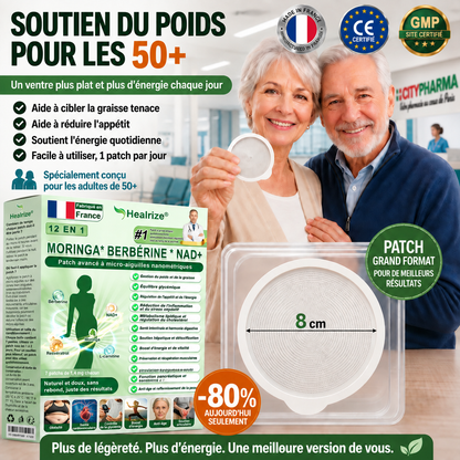 Magasin Officiel |H𝐞a𝐥r𝐢z𝐞®👩‍⚕️ Moringa · BERBÉRINEX NAD+12-EN-1 Patch avancé à micro-aiguilles nano ✅🎉(Une application quotidienne, résultats visibles en 7 jours)  Obésité, Diabète, Apnée du sommeil, Problèmes articulaires🎉