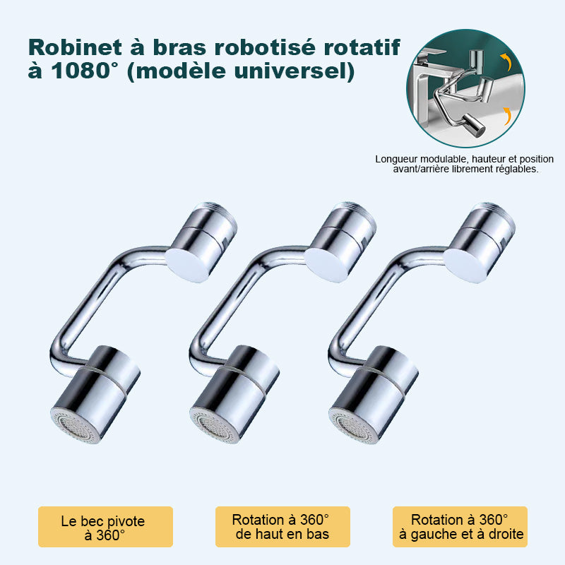Promotion du dernier jour : 49 % de réduction🔥Rallonge de robinet entièrement réglable à 1080°--⭐Rotation à 1080° et réglage