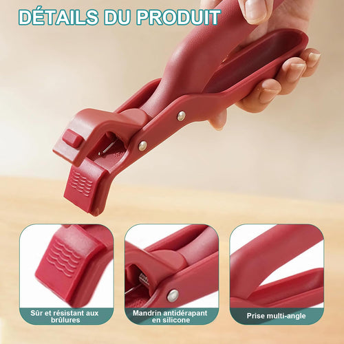 Offre spéciale de la semaine : 60 % de réduction !✨ Pince porte-bol anti-brûlure multi-usages pour la cuisine 🌏