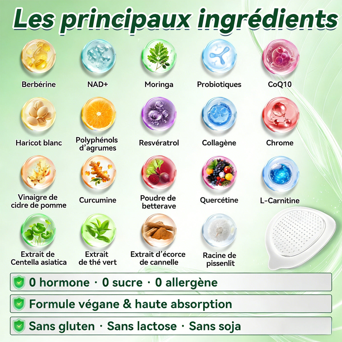 Magasin Officiel |H𝐞a𝐥r𝐢z𝐞® Moringa · BERBÉRINEX NAD+12-EN-1 Patch avancé à micro-aiguilles nano (Une application quotidienne, résultats visibles en 7 jours)  Obésité, Diabète, Apnée du sommeil, Problèmes articulaires 👨‍⚕️🌟